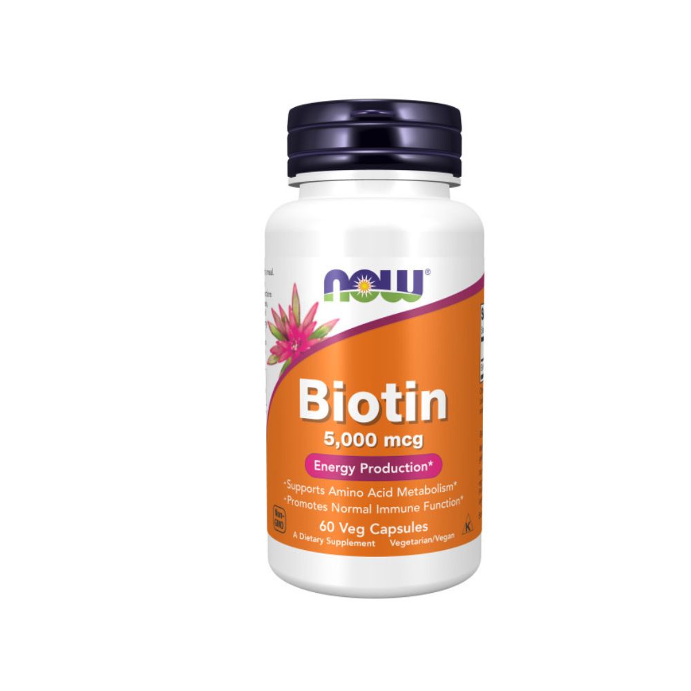 BIOTIN 5000MCG X 60TABL NOW