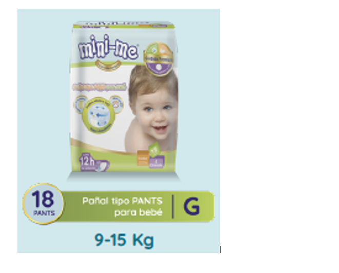 PAÑALES MINI-ME PANTS 6UND G