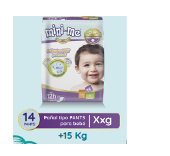 PAÑALES MINI-ME PANTS 6UND XXG