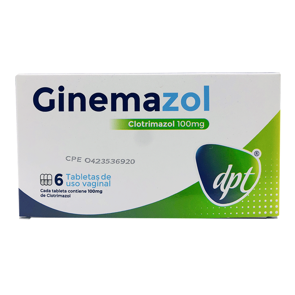 GINEMAZOL 100MG X 6TABL VAG CLOTRIM DPT