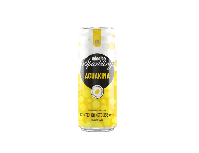 AGUAKINA MINALBA 355ML SPARKLING LATA