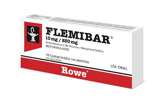 FLEMIBAR 10MG/250MG X 10COMP HIOSCINA METAM ROWE