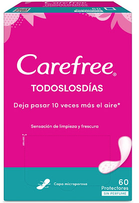 PROTEC DIARIO CAREFREE 60UND S/PERFUME
