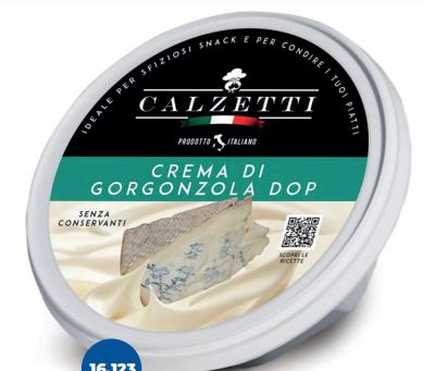 CREMA CALZETTI 500GR GORGONZOLA