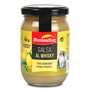 SALSA MONTEALBOR 180GR AL WHISKY