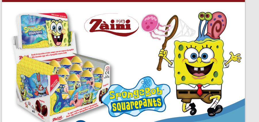 HUEVITO DE CHOCOLATE 20GR SPONGEBOB SORPRESA