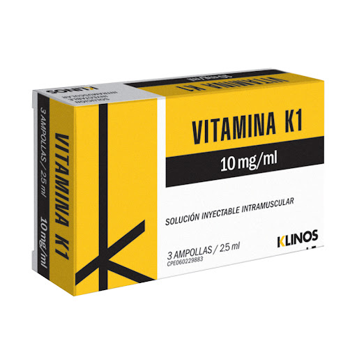 VITAMINA K1 10MG/2.5ML 3AMP KLINOS