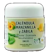 EMUGEL CALENDULA MANZANILLA Y ZABILA 60GR RECETTE