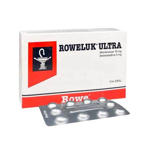 ROWELUK ULTRA MONTELUKAST 10MG DESLORATADINA5MG X10TAB ROWE