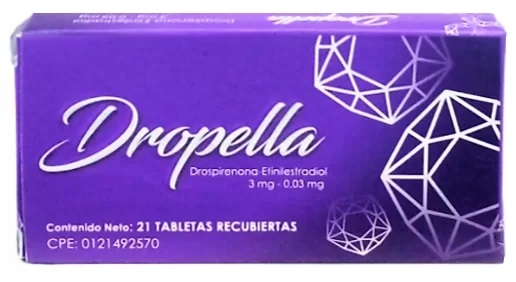 DROPELLA X21TAB DROSPIRENONA ETINILESTRADIOL