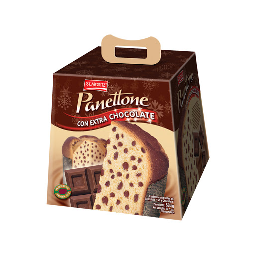 PANETTONE ST MORITZ 500GR EXTRA CHOCOLATE