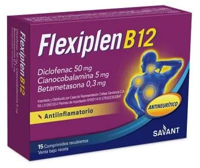 FLEXIPLEN B12 X15COMPRIMIDOS SAVANT