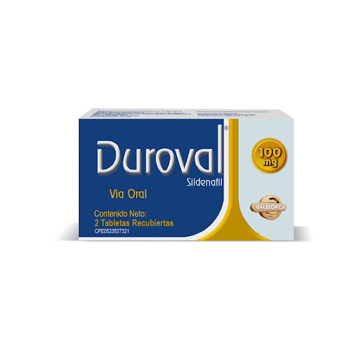 DUROVAL 100MG X 2TABL SILDENAFIL VALMORCA