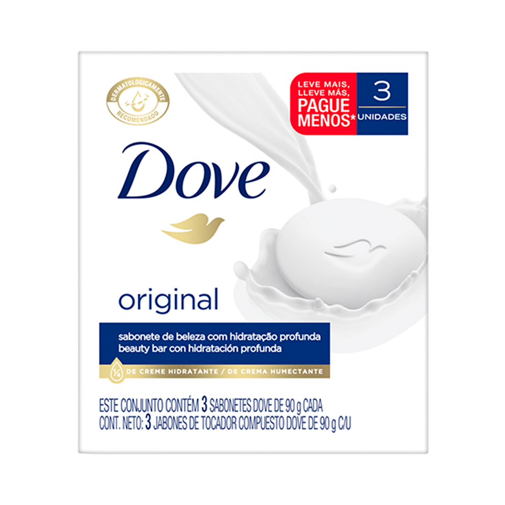 JABON DOVE 90GRX3UND ORIGINAL