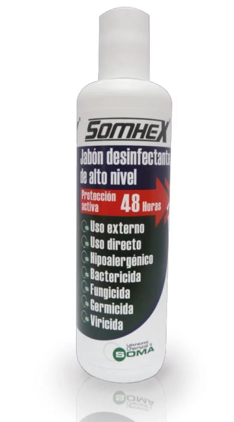 SOMHEX X 240ML JABON GERMICIDA SOMA