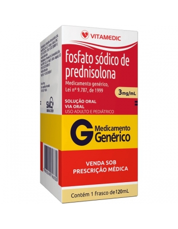 PREDNISOLONA 3MG X 60ML SOL ORAL PED VITAMEDIC