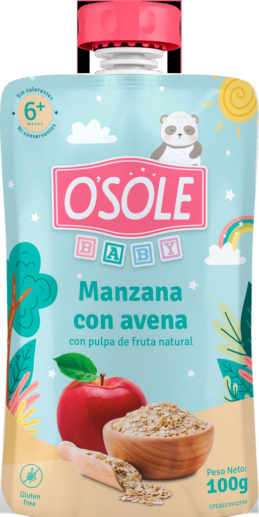 COLADO OSOLE 100GR MANZANA AVENA FLEX