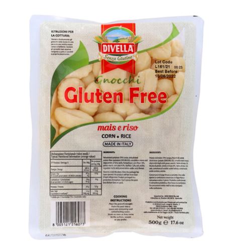 ÑOQUIS DE PAPA DIVELLA 500GR SIN GLUTEN