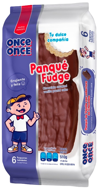 PANQUE ONCE ONCE 6X85GR FUDGE