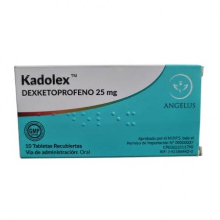 KADOLEX DEXKETOPROFENO 25MG X 10TABL ANGELUS