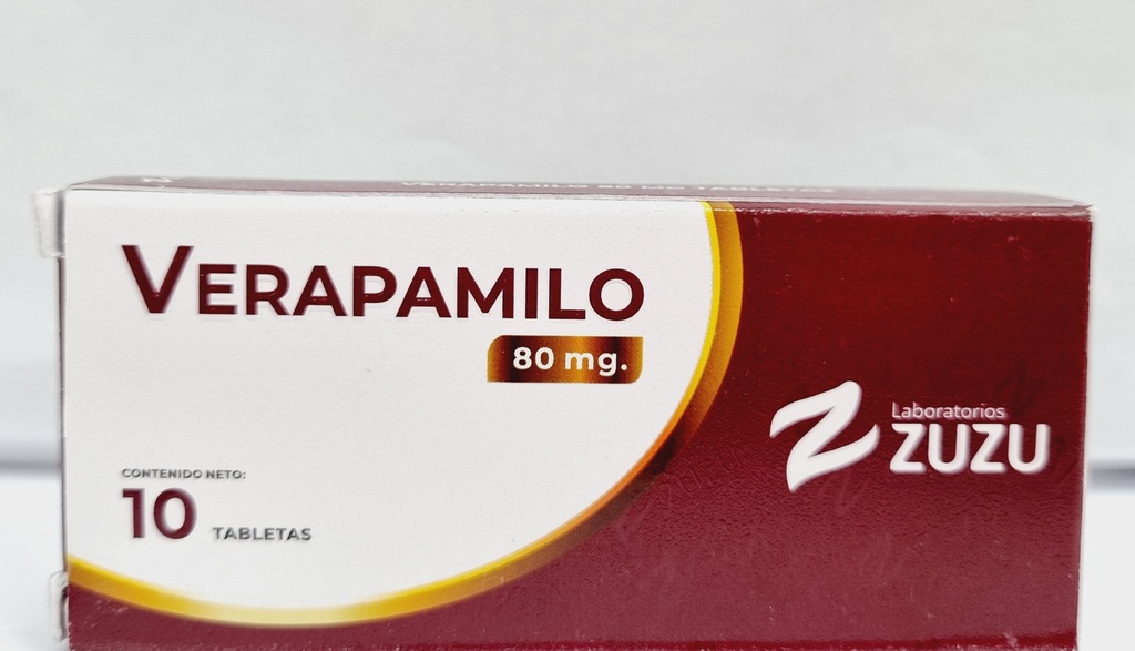 VERAPAMILO 80MG X 10TABL ZUZU