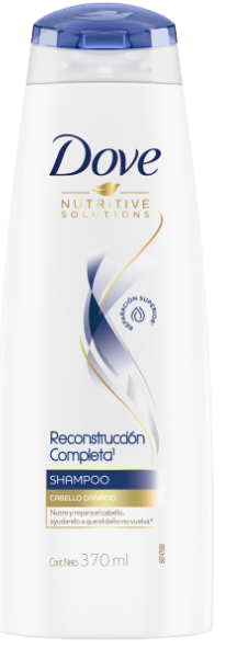 CHAMPU DOVE 370ML RECONS COMPLETA