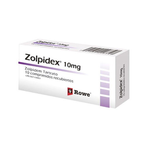 ZOLPIDEX 10MG X 10COMP ZOLPIDEM ROWE PSICOTROPICO