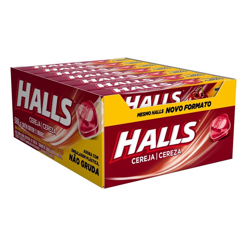 CARAMELOS HALLS X21 CEREZA