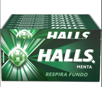 CARAMELOS HALLS MENTA VERDE 21UND