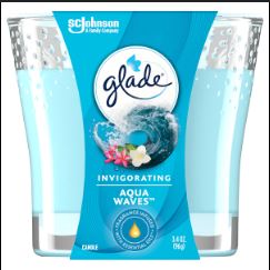 AMBIENTADOR GLADE 96GR AQUA WAVES VELA