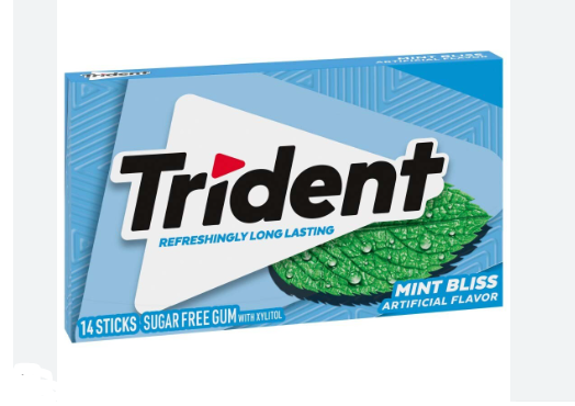 CHICLE TRIDENT UND MINT BLISS***
