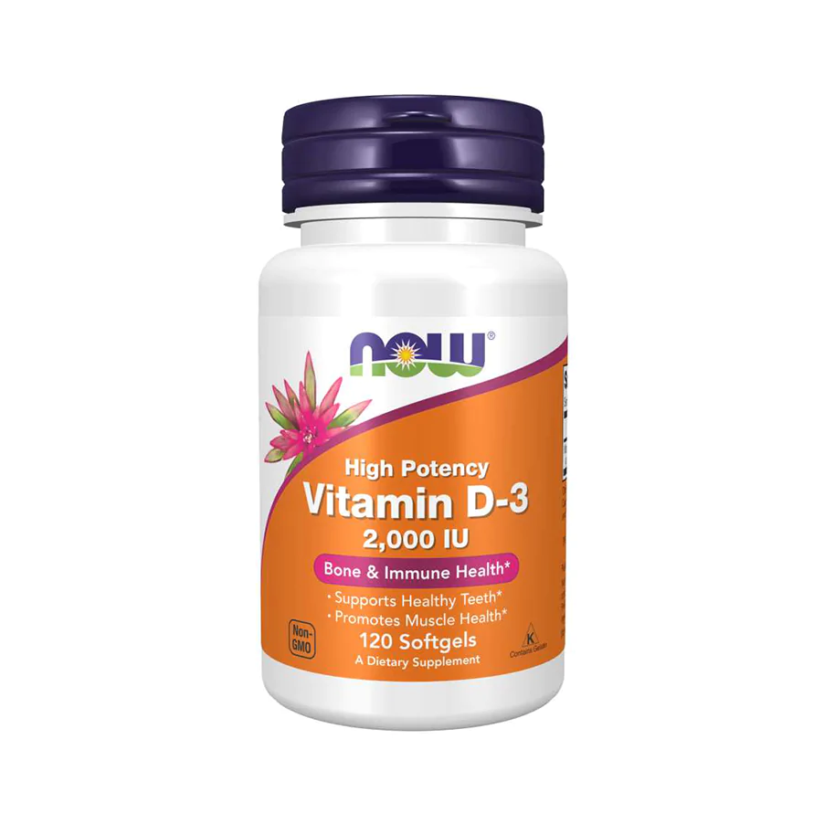 VITAMINA D3 2000UI X 120TABL NOW