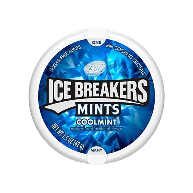 CARAMELOS ICE BREAKERS 42GR COOL MINT***