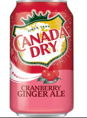 BEBIDA CANADA DRY 355ML CRANBERRY