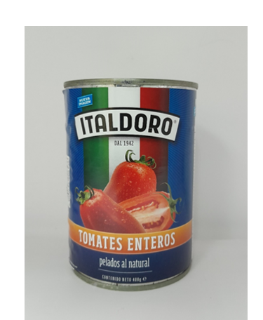 TOMATE ITALDORO 400GR PELADO