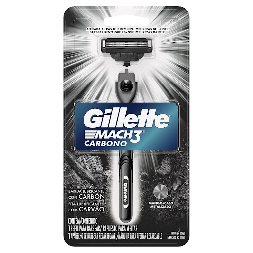 MAQUINA GILLETTE MACH3 1UND CARBONO