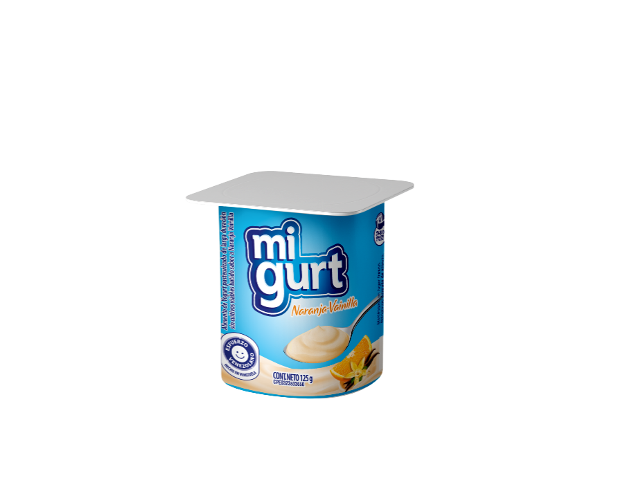 YOGURT MIGURT 125GR NARANJA VAINILLA