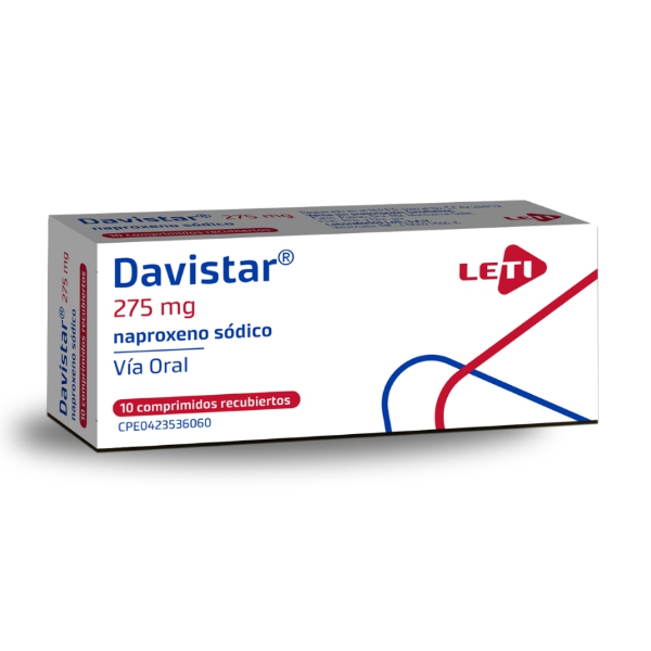 DAVISTAR 275MG X 10COMP