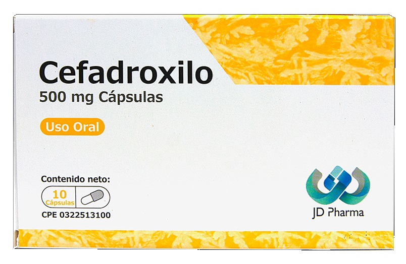 CEFADROXILO 500MG X10CAP JD PHARMA
