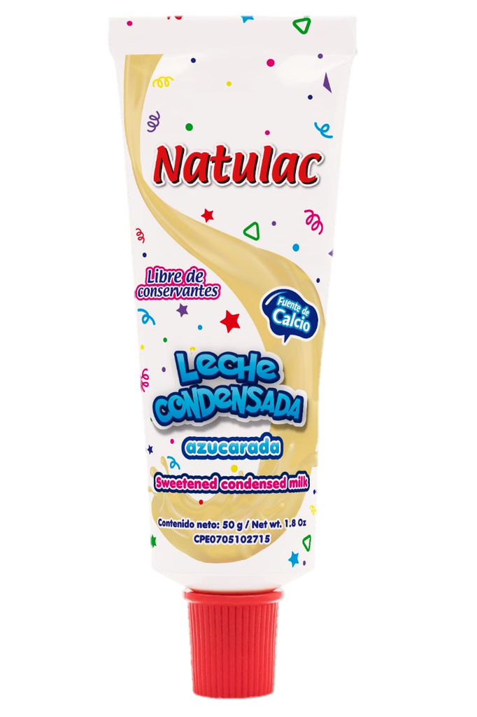LECHE CONDENSADA NATULAC 50GR TUBO***