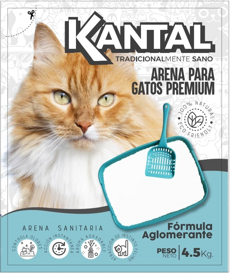 ARENA PARA GATOS KANTAL 4.5KG PREMIUM