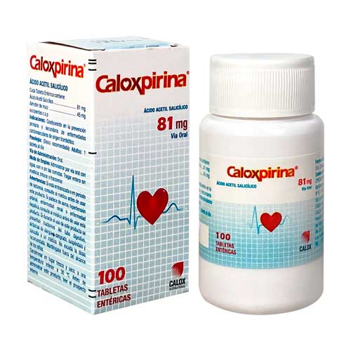 CALOXPIRINA 81MG X 100COMP CALOX
