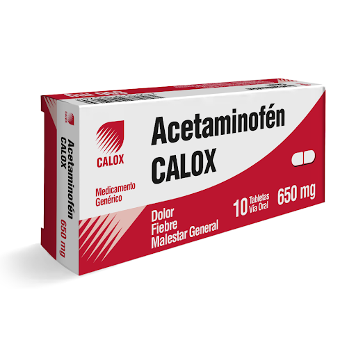ACETAMINOFEN 650MG X 10TAB CALOX MOROCHO