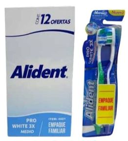 CEPILLO DENTAL ALIDENT 2UND WHITE MEDIO