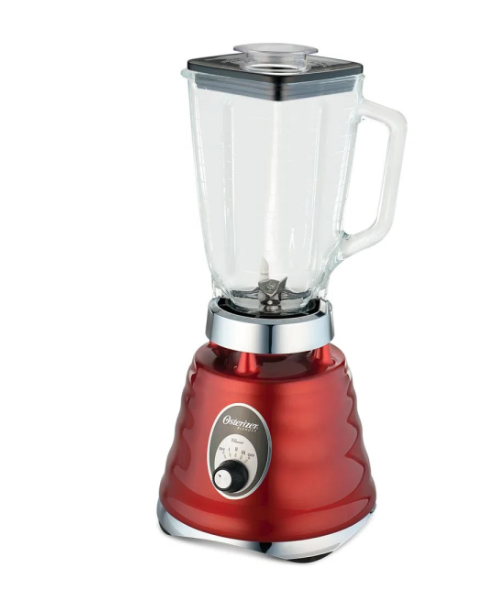 LICUADORA OSTER CROMADA 3VEL ROJA V/VIDRIO