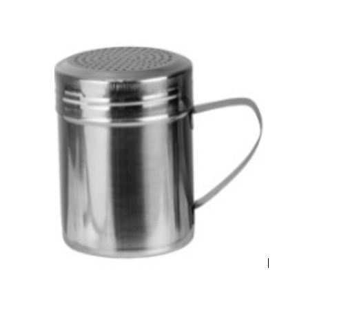 ESPOLVOREADOR DE ACERO INOXIDABLE CON MANGO