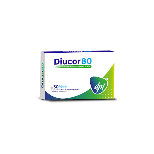 DIUCOR 80 80MG 12,5MG X 30TABL TELMIS CLORTALI DPT