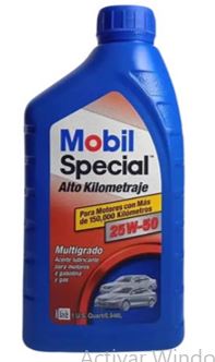 ACEITE MOBIL 946ML ALTO KILOMETRAJE 25W50