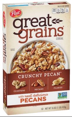 CEREAL POST 453GR GREAT GRAINS CRUNCHY PECANS
