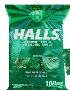 CARAMELOS HALLS 100UND YERBABUENA
